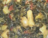 A picture of step 3 of Spring onion dry sabzi.