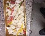 A picture of step 2 of Kung po chicken (lazy).