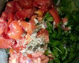 A picture of step 2 of Moong dal mix vegetable soup.