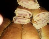 Foto del paso 8 de la receta: Pan casero relleno jamón y queso 😊(con grasa)