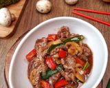 Foto langkah ke 12 dari resep Blackpepper Beef - Sapi Lada Hitam.