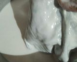 A picture of step 4 of Chhunchi patra pitha.