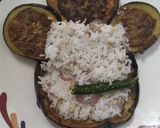 A picture of step 6 of Egg rice.