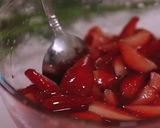 A picture of step 1 of Yumy strawberry and cream pudding iftar special.