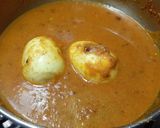 A picture of step 8 of Egg curry.