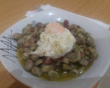 Foto del paso 6 de la receta: Habas con Jamón y Huevo "Poché"