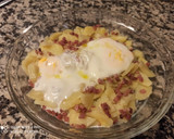 Foto del paso 5 de la receta: Patatas con jamón serrano y huevos cuajados en el microondas