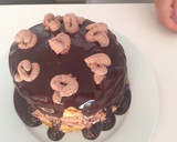 Foto del paso 17 de la receta: Tarta de tortitas americanas y chocolate