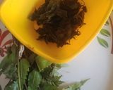 নিমপাতা ভাজা (neem pata vaza recipe in bengali) রেসিপি ধাপ - 1 ছবি