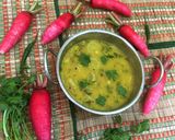 A picture of step 4 of Bengali Mulor Dal / Radish Dal.