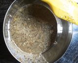 A picture of step 1 of Black olives and Indian Basil Pesto Sandwich.