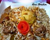 A picture of step 6 of White Biryani.