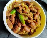 A picture of step 6 of Tadke wala rajma.