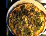 Une image de l'étape 4 de Tarte campagnarde aux pommes de terre poireaux lardons oignons et prosciutto.
