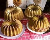Foto langkah ke 8 dari resep Bolu Coklat Pandan 5 Telur.