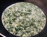Spenótos-sonkás-tejszínes tészta recept fázis 3 fotója