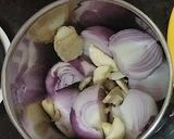 A picture of step 5 of The Benami Besan Mutter.