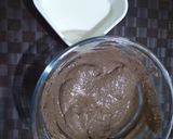 A picture of step 4 of Chocolate Layered Sandesh.