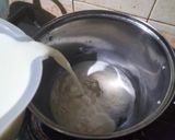 Foto langkah ke 3 dari resep Puding Susu vla Cokelat.