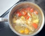 A picture of step 4 of ABC Soup (Chinese Chicken Stew).
