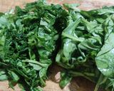 A picture of step 1 of Spinach Sandwich.