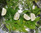 Une image de l'étape 1 de Infusion naturelle à la verveine du jardin et citron BIO 🍋.