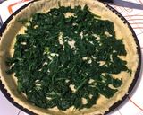 Une image de l'étape 7 de Tarte chèvre cendré,épinards frais et tomates cerises (pâte brisée à l origan).