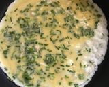 A picture of step 4 of Green Garlic Classic Omelette.