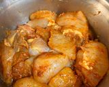A picture of step 1 of Cornflakes chicken.