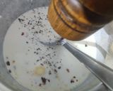 A picture of step 3 of Creamy Cheesy Bake pasta.