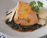 Foto del paso 3 de la receta: Salmón con espinacas