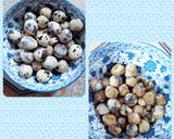 Hình bước làm 1 của món Trứng cút lộn xào me