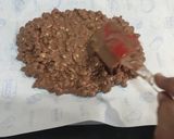 A picture of step 3 of Chocolate Peanut Chikki.