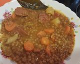 Foto del paso 2 de la receta Lentejas estofadas sin chorizo