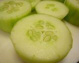 A picture of step 2 of Thick Cucumbers in Ankake (Thick Sauce).