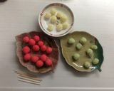 A picture of step 5 of Tri-Color Dango Dumplings For Girl's Day or Cherry Blossom Viewing.