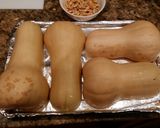 A picture of step 1 of Savory Butternut Squash Soup with Fresh Ginger.