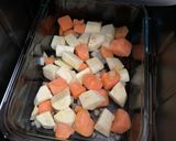 Une image de l'étape 1 de ☆Gratin de Légumes d’Hiver au Chèvre, à l’Airfryer☆.