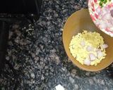 A picture of step 2 of Papad Churi.