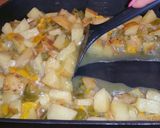 A picture of step 4 of Mike's O'Brien Potatoes.