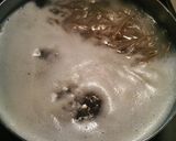 A picture of step 1 of Easy Warm Soba Noodles with Grated Daikon Radish, Nameko Mushrooms and Natto.