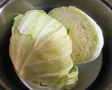 A picture of step 2 of Ssambap: Rice Stuffed Cabbage Wraps.