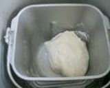A picture of step 1 of Spiral Green Tea Roll Bread.