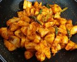 A picture of step 6 of Spicy Potato Bhaji.