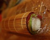 A picture of step 9 of For Parties and Celebrations: Rainbow Roll Sushi.