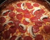 A picture of step 6 of Pizza pasta.