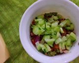 A picture of step 10 of 🍅🥔🥒YUMMY TOMATO POTATO & CUCUMBER SALAD 🍅🥔🥒.