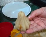 A picture of step 7 of Halwai style modak.