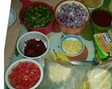 A picture of step 3 of Lasagne😍😋.