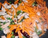 A picture of step 2 of Stir Fry Spaghetti.